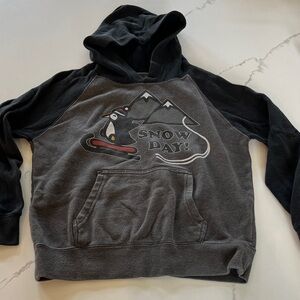 Black Snow Day Hoodie